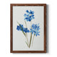 Blue Blossom Botanical I - Premium Canvas Framed in Barnwood - Ready to Hang