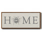 Bee Home - Floater Framed Canvas Print