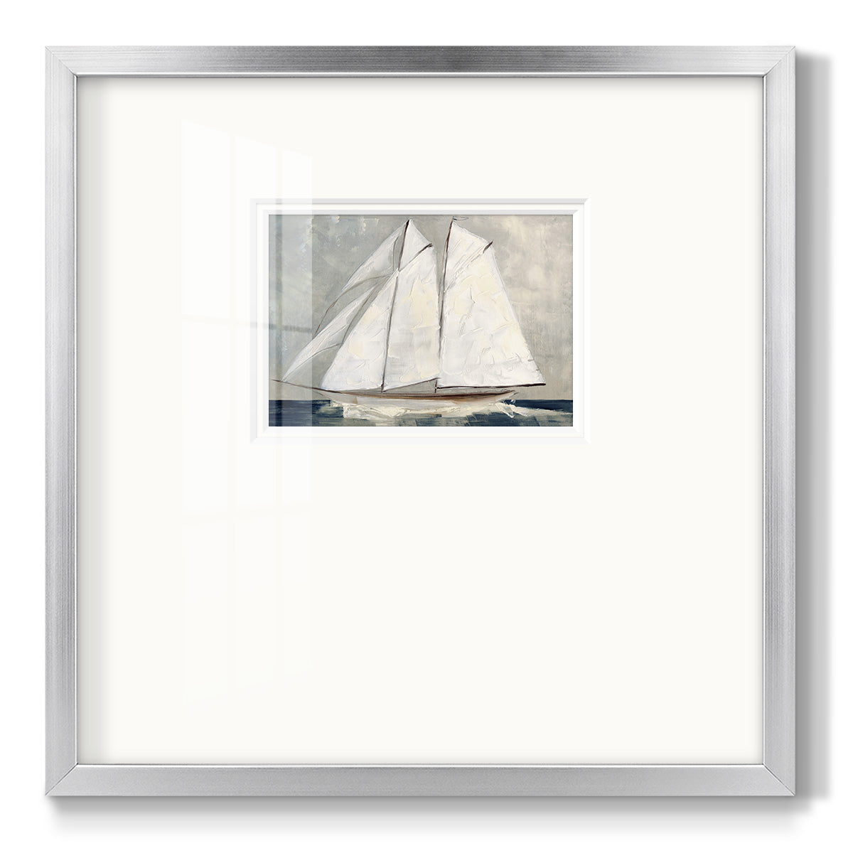 Setting Sail - Double Matboard Framed Print