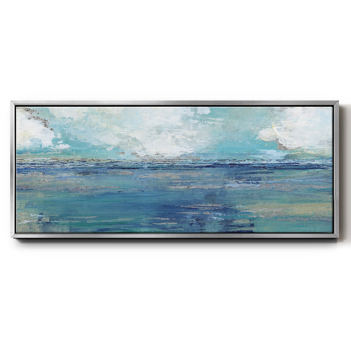 Oceans Away - Floater Framed Canvas Print