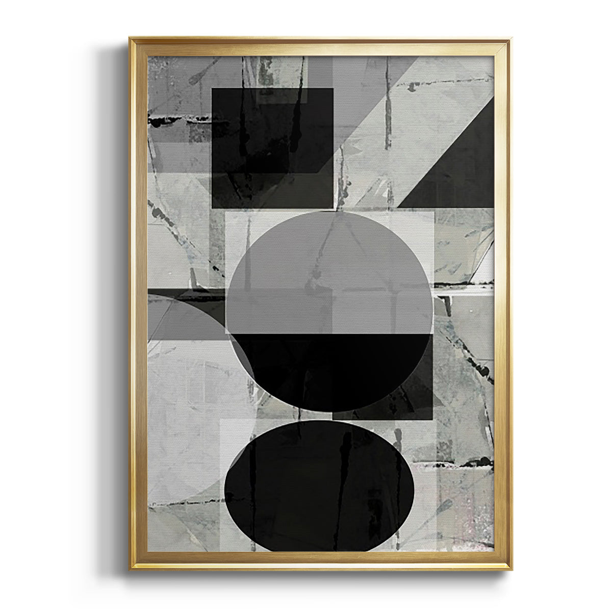 Abstract Neutrality II - Modern Framed Canvas Print