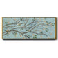 Blue Sky and Blossoms - Floater Framed Canvas Print