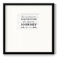 Destination - Double Matboard Framed Print