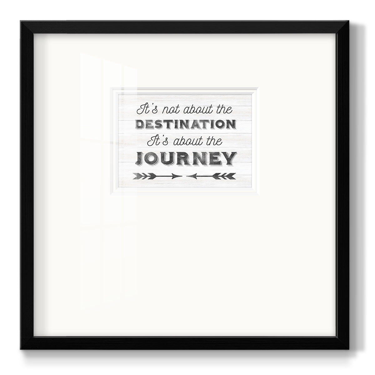 Destination - Double Matboard Framed Print