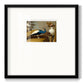 Golden Peacock v - Double Matboard Framed Print