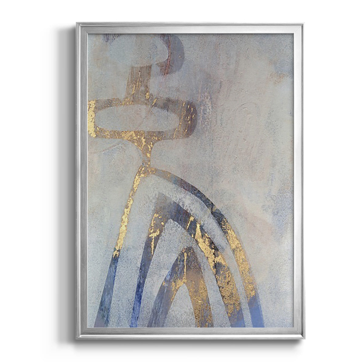 Linx III - Modern Framed Canvas Print