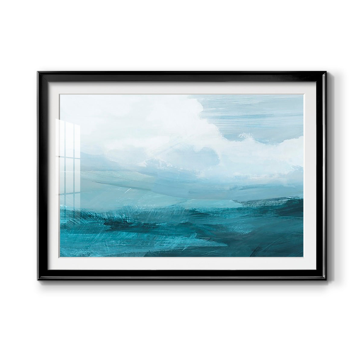 Azure Rising IV Premium Framed Print - Ready to Hang