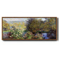 The Corner of the Garden at Montgeron, 1876 - Floater Framed Canvas Print