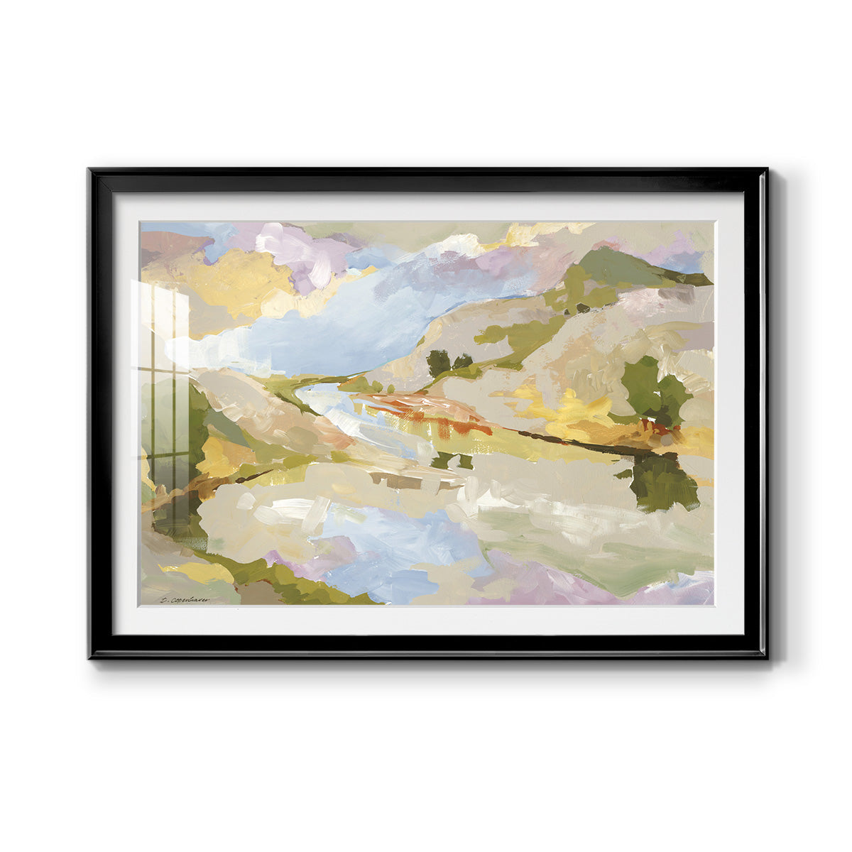 Uplands II Premium Framed Print - Ready to Hang