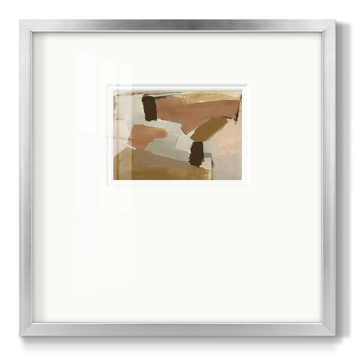 Almondine II - Double Matboard Framed Print