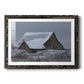 Winter Barn - Barnwood Framed Art Print