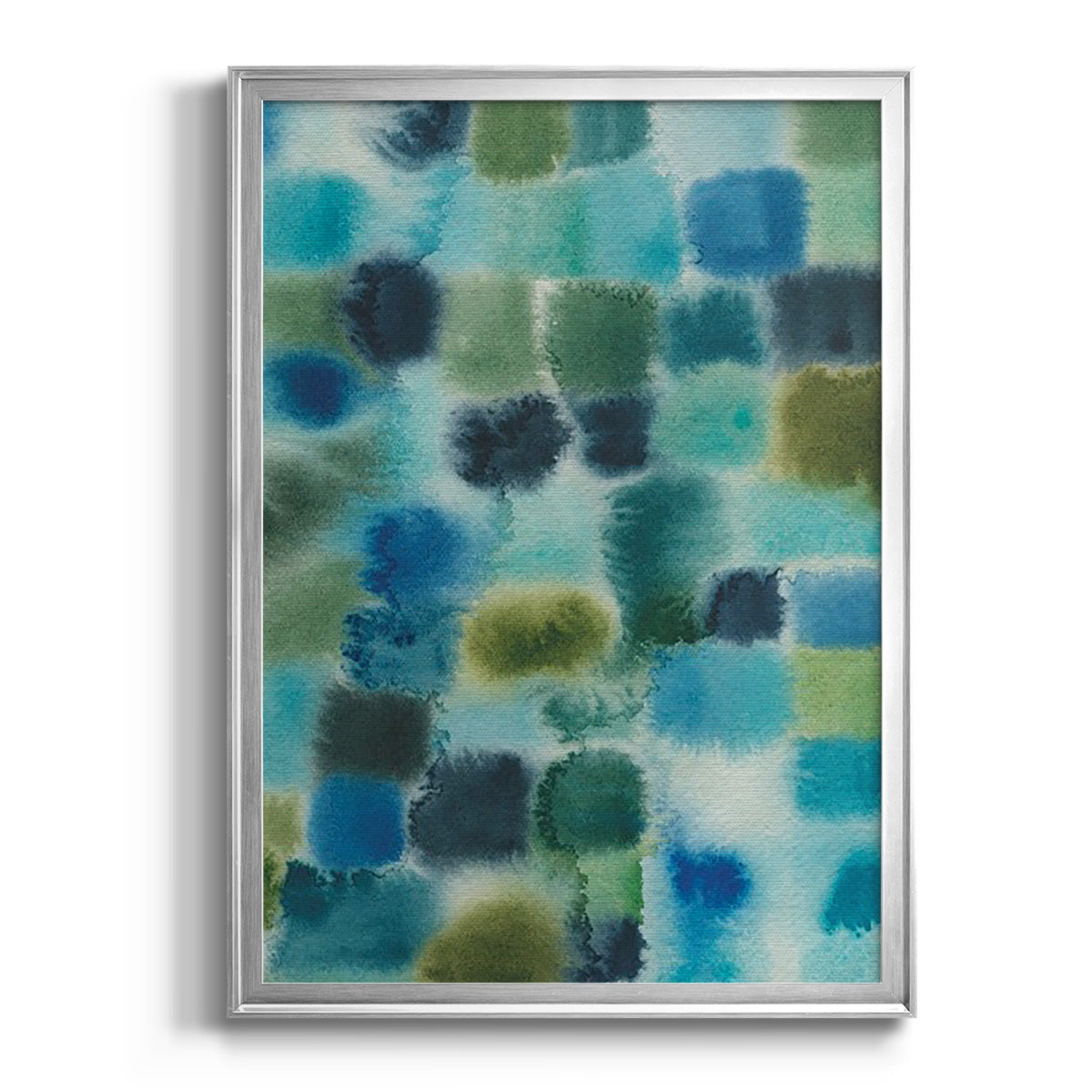 Earthy Plexus II - Modern Framed Canvas Print