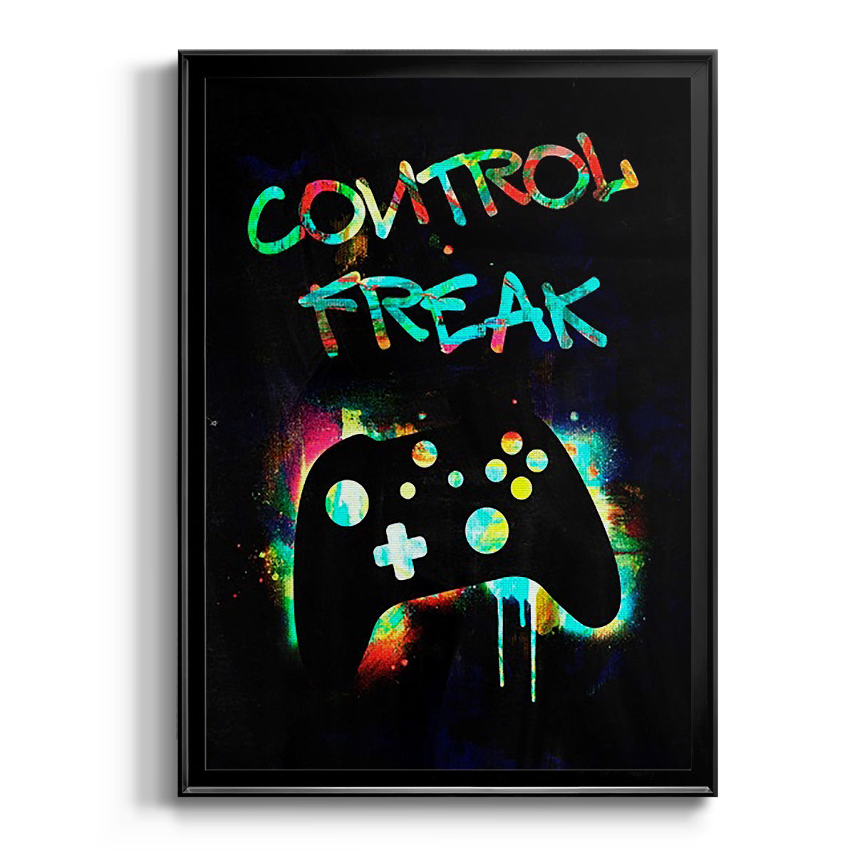 Gamer Tag I - Modern Framed Canvas Print