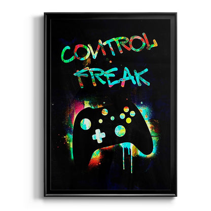 Gamer Tag I - Modern Framed Canvas Print