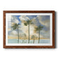 Palms in the Wind - Barnwood Framed Art Print
