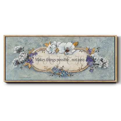Faith - Floater Framed Canvas Print