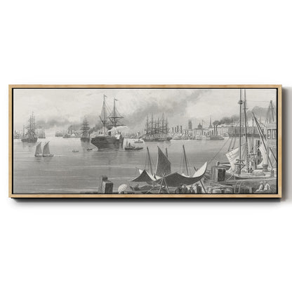 New Orleans - Floater Framed Canvas Print
