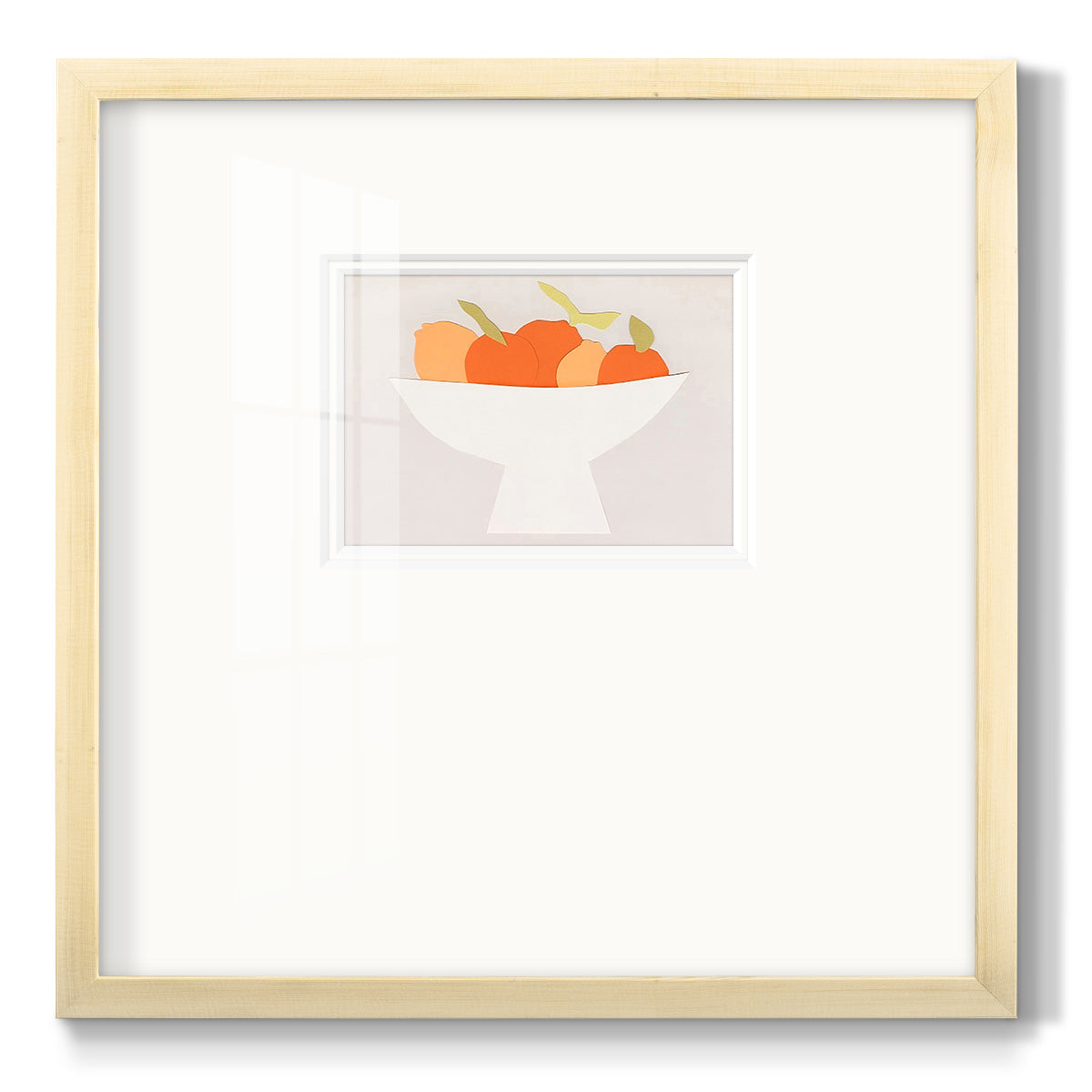 Sumo Citrus I - Double Matboard Framed Print