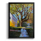 Spring in New England - Modern Framed Canvas Print