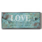 Love Between Us - Floater Framed Canvas Print