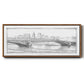 Pont Mirabeau - Floater Framed Canvas Print