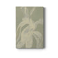 White Ribbon on Celadon I Premium Gallery Wrapped Canvas - Ready to Hang