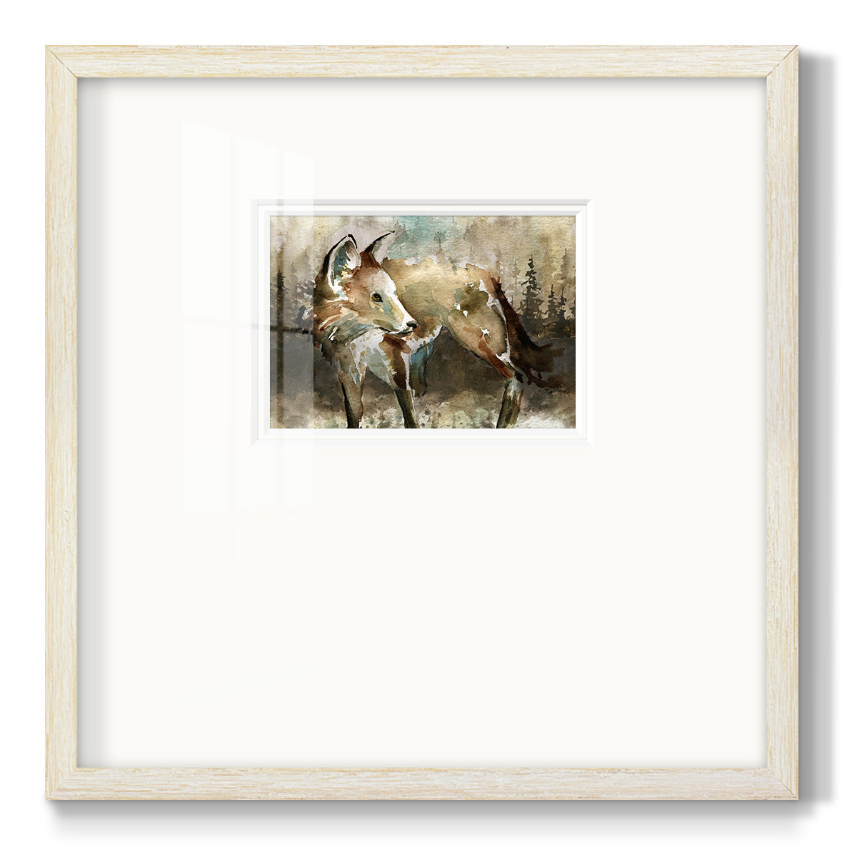 Lodge Twilight I - Double Matboard Framed Print
