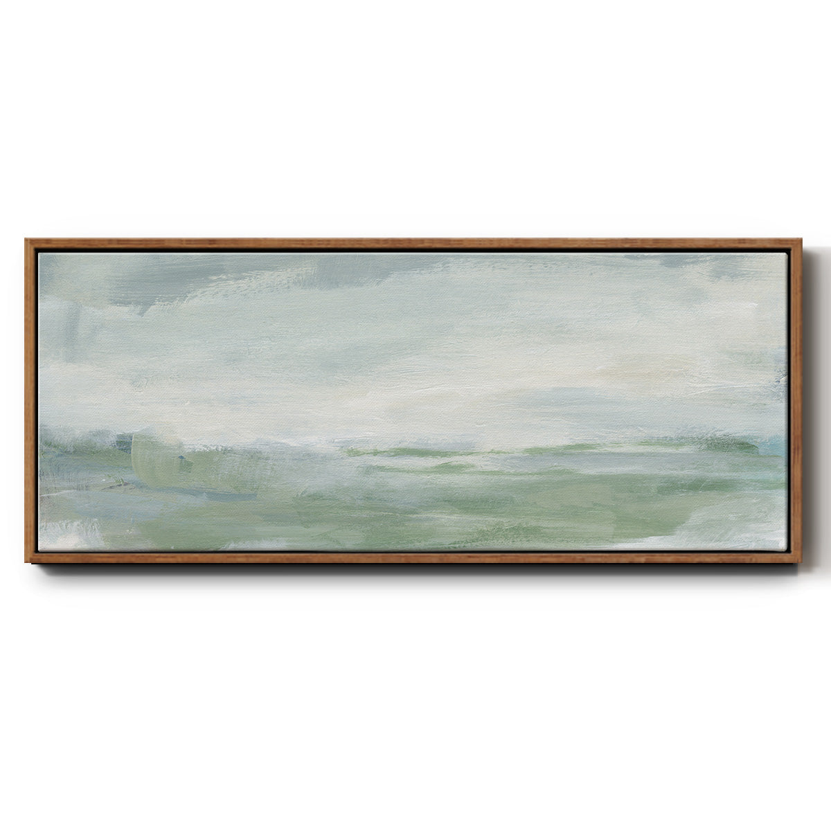 Coastal II - Floater Framed Canvas Print