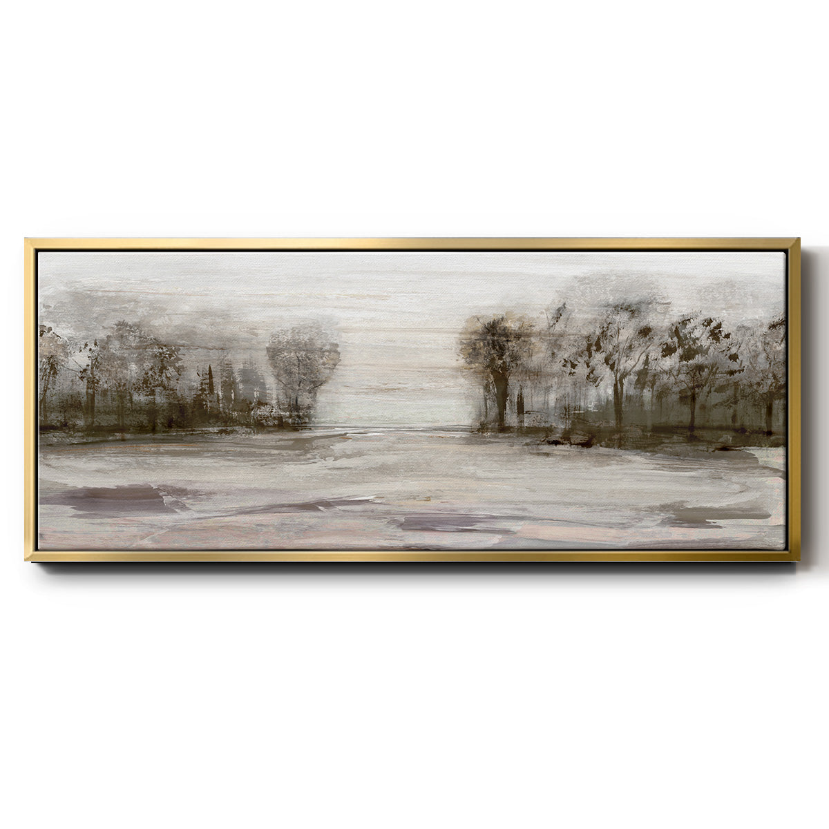 Near Graham Mountain - Floater Framed Canvas Print