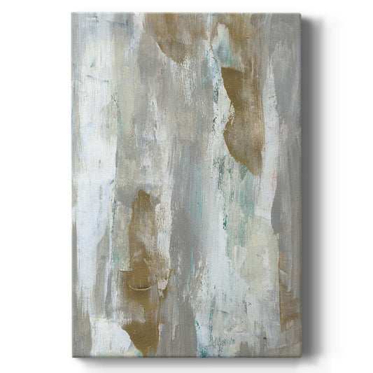 Textured Neutrals & Gold I - Canvas Art Print