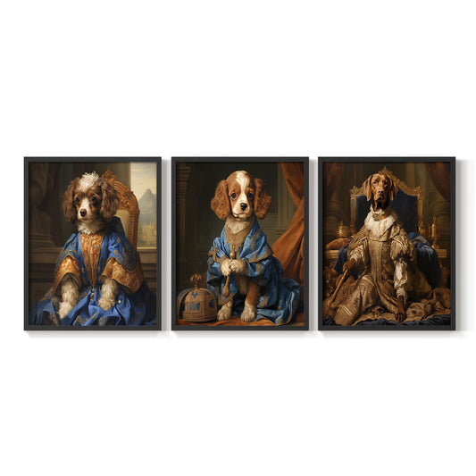 Royal Animals Series LIX - Restickable Framed Art Set
