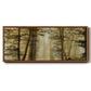 Golden Magic - Floater Framed Canvas Print