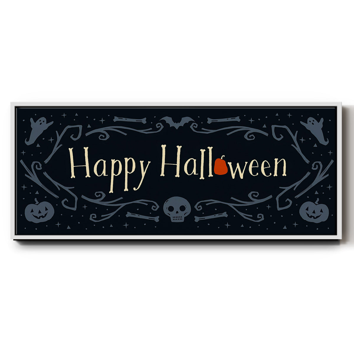 Skeleton Crew Collection D - Floater Framed Canvas Print