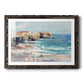 Sea Cliff Study I - Barnwood Framed Art Print
