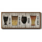 Beer Chart II - Floater Framed Canvas Print