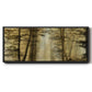 Golden Magic - Floater Framed Canvas Print