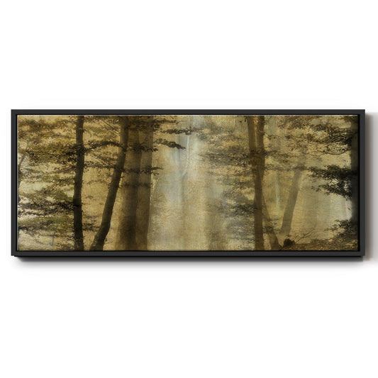 Golden Magic - Floater Framed Canvas Print
