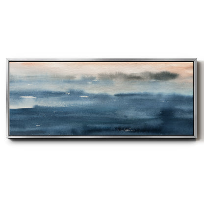 Lake Sunrise - Floater Framed Canvas Print