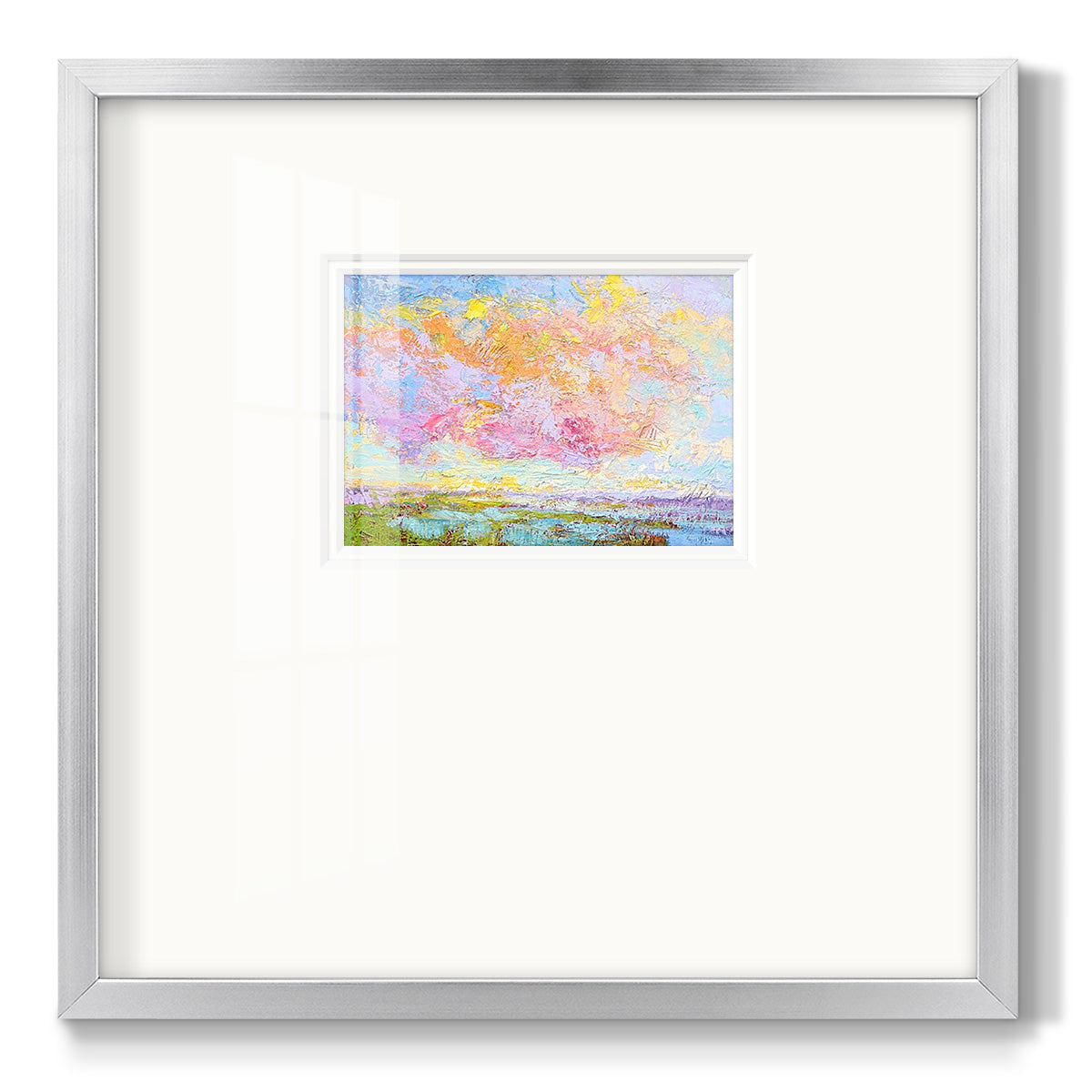 On a Summer's Eve - Double Matboard Framed Print