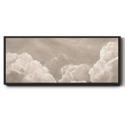 Painted Clouds II - Floater Framed Canvas Print