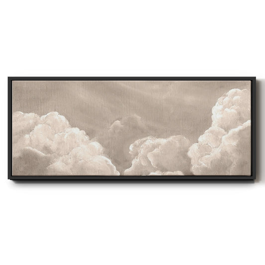 Painted Clouds II - Floater Framed Canvas Print