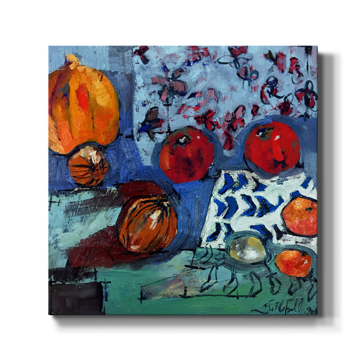 Apple Composition-Premium Gallery Wrapped Canvas - Ready to Hang