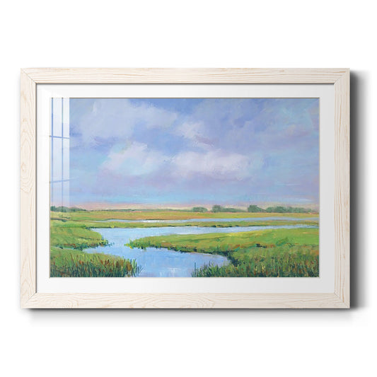 Summer Marsh II - Barnwood Framed Art Print