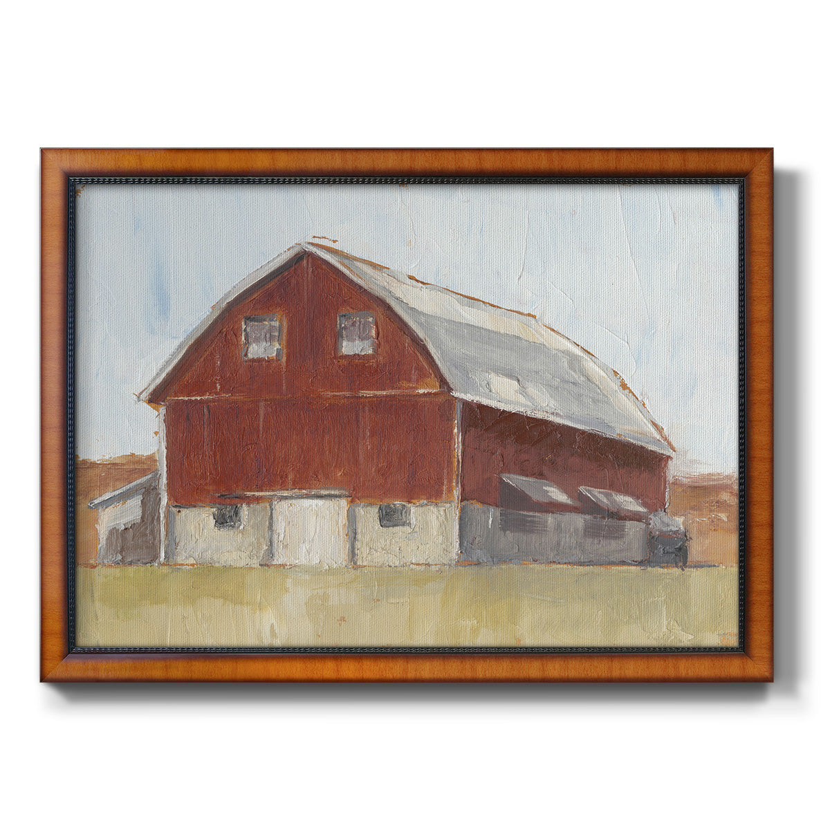 Rustic Red Barn II Premium Framed Canvas- Ready to Hang