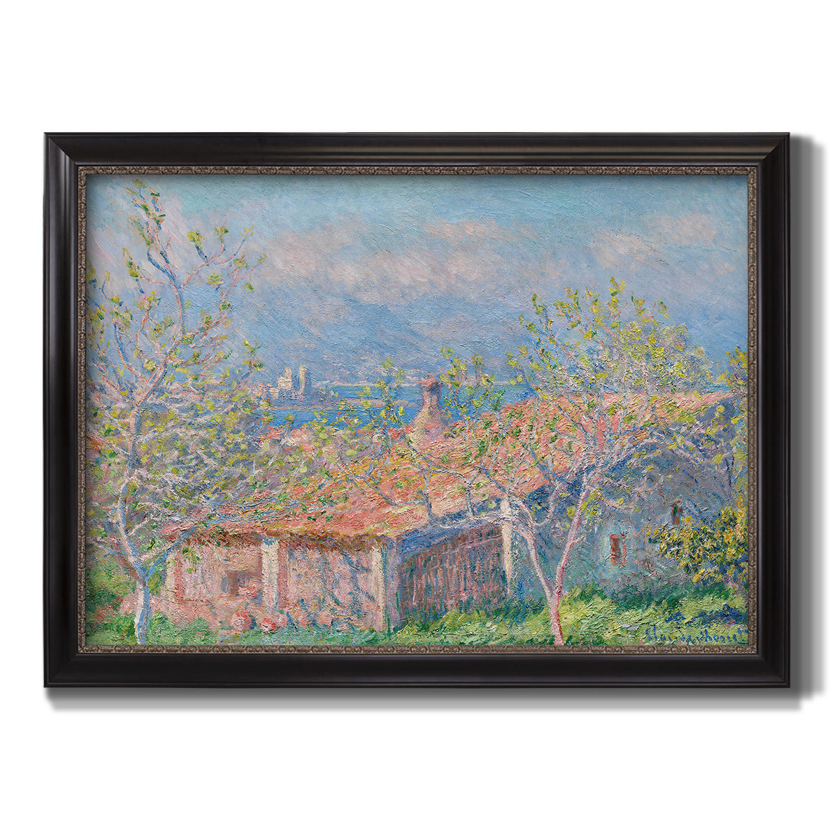 Gardener's House at Antibes - Ornate Framed Canvas Print