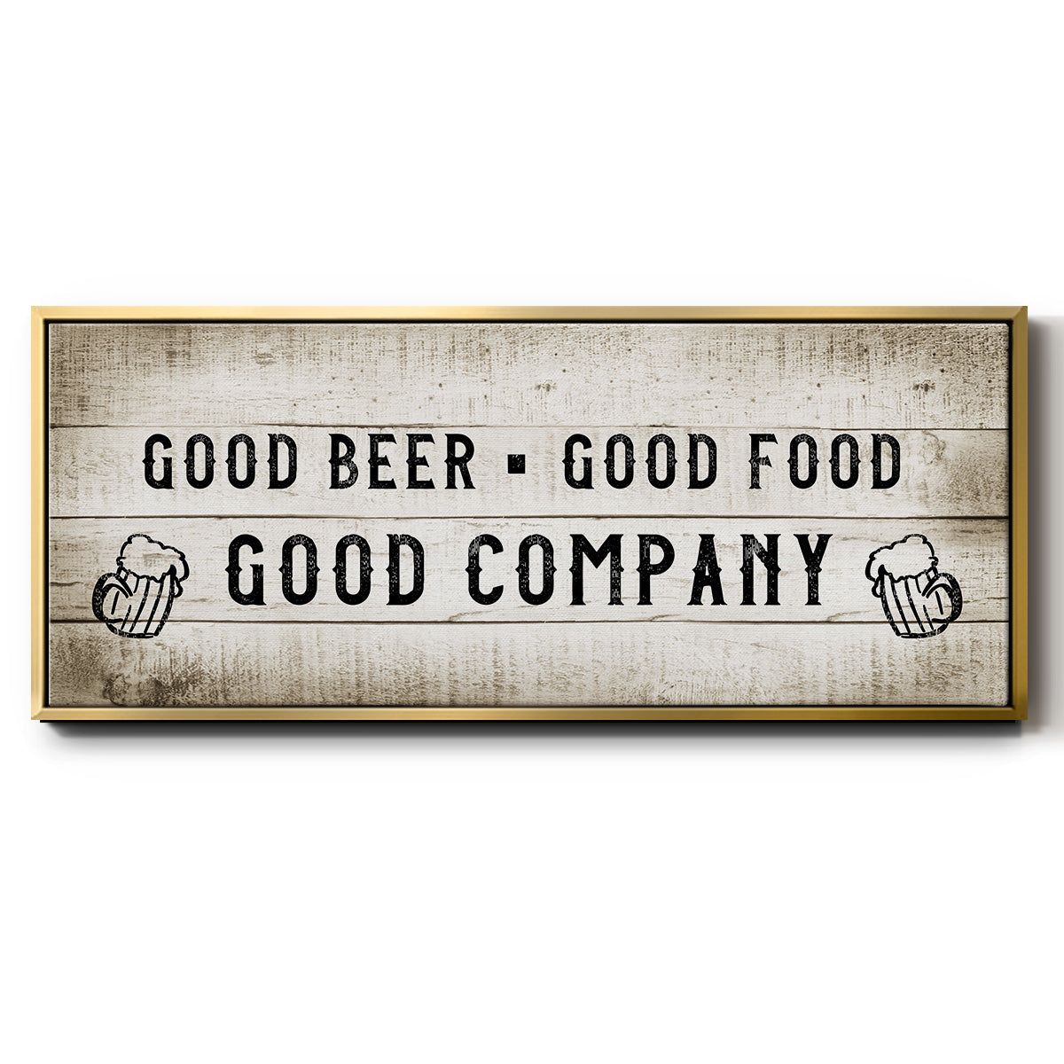 Good Company - Floater Framed Canvas Print