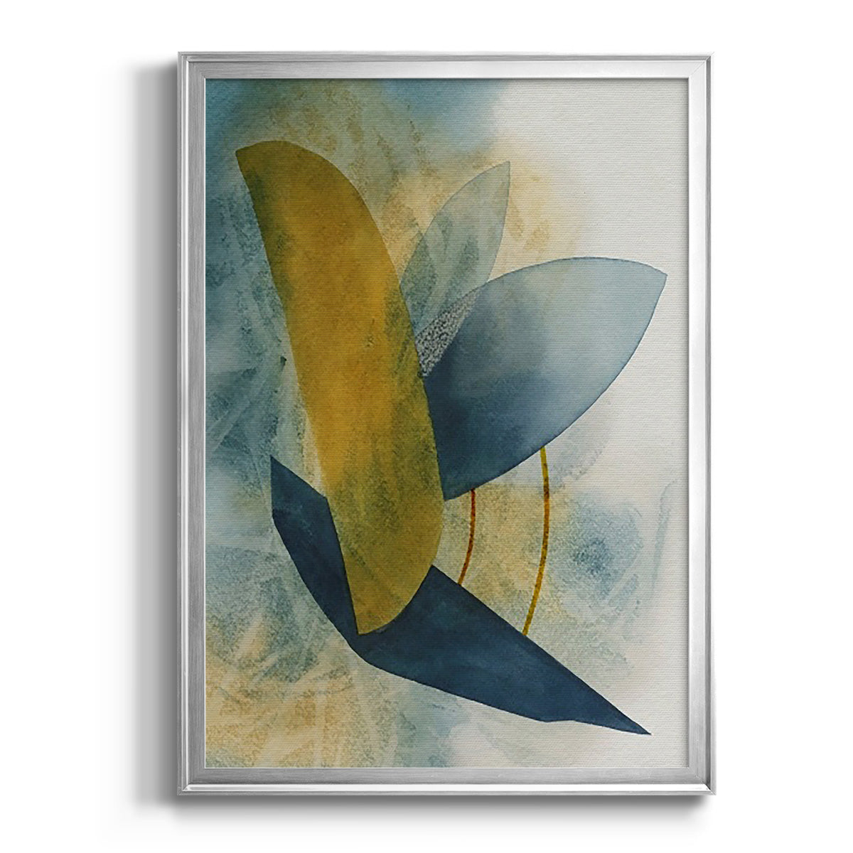 Solar Shapes I - Modern Framed Canvas Print