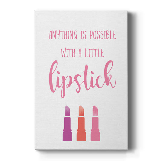 Little Lipstick - Canvas Art Print