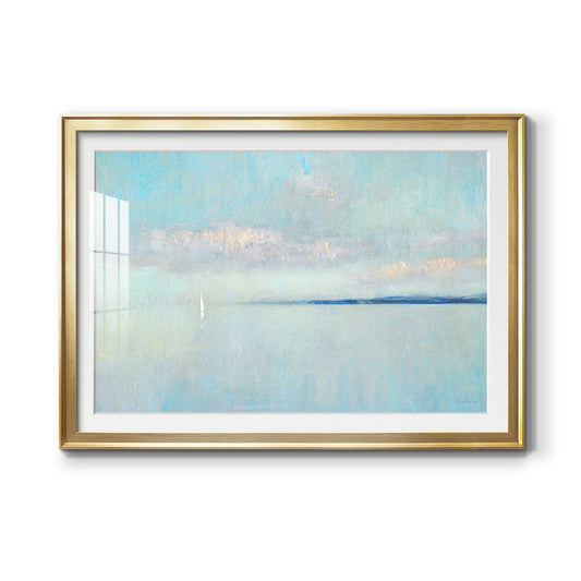 Sunrise Haze - Modern Framed Art Print