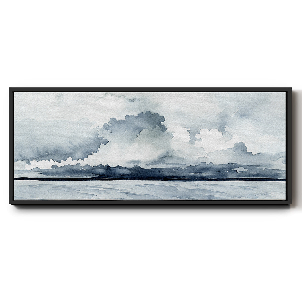 Passing Rain Storm I - Floater Framed Canvas Print